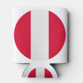 Peru Flag Blikjeskoeler (Achterkant)