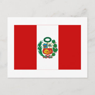 Peru Flag Briefkaart