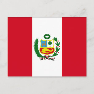Peru Flag Briefkaart