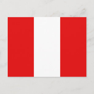 Peru Flag Briefkaart