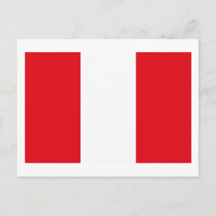 Peru Flag Briefkaart