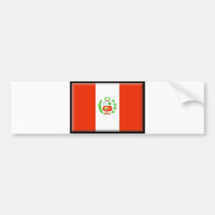 Peru Flag Bumpersticker