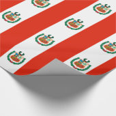 Peru Flag Cadeaupapier (Hoek)