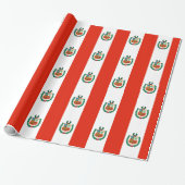 Peru Flag Cadeaupapier (Uitgerold)