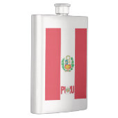 Peru Flag Elegant Patriotic Flask Flacon (Rechts)
