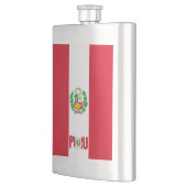 Peru Flag Elegant Patriotic Flask Flacon (Links)