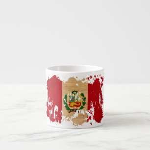 Peru Flag Espresso Kop
