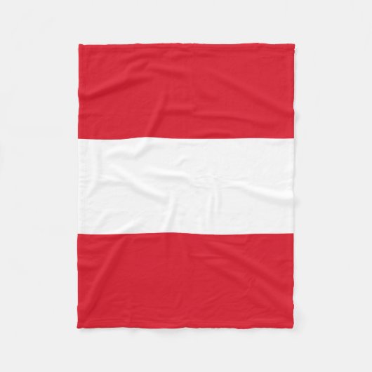 Peru Flag Fleece Deken (Voorkant)