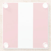 Peru Flag Glazen Onderzetter (Achterkant)
