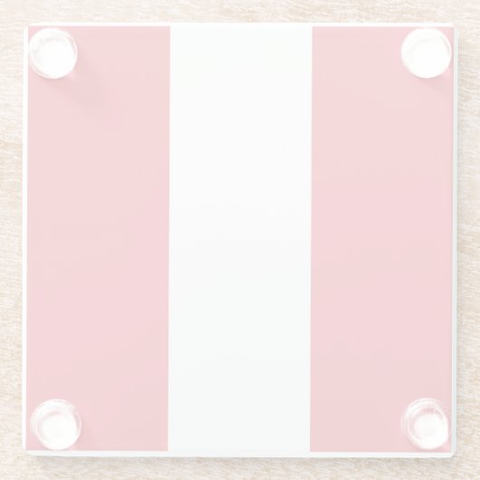 Peru Flag Glazen Onderzetter (Achterkant)