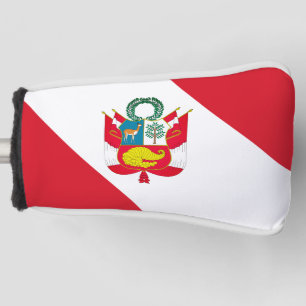 Peru Flag Golf Head Hoesje Golfheadcover