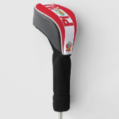 Peru Flag Gorheerlijk Patriotic Golfheadcover (Schuin)