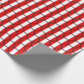 Peru Flag Honeycomb Wrapping Paper Cadeaupapier (Hoek)