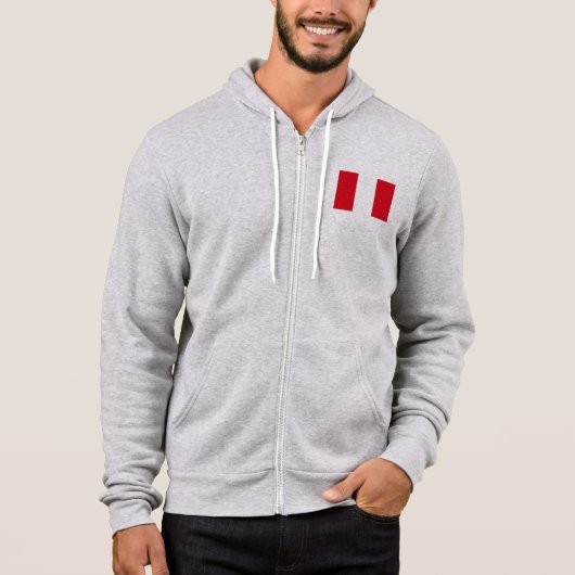 Peru Flag Hoodie (Voorkant)