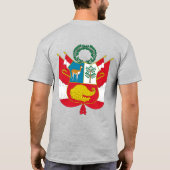 Peru Flag Independence Celebration T-shirt (Achterkant)