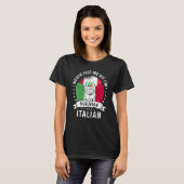 Peru Flag Italy Grown Humor Citizen Pride T-shirt (Voorkant volledig)
