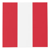 Peru Flag Kubus (Voorkant)