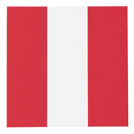 Peru Flag Kubus (Voorkant)