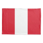 Peru Flag Kussensloop (Achterkant)