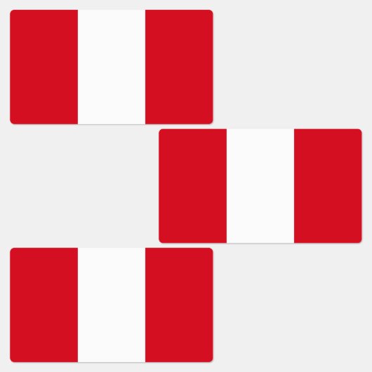 Peru Flag Labels (Groep)