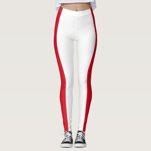 Peru Flag Leggings (Voorkant)