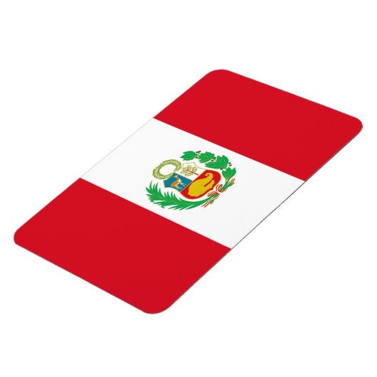 Peru Flag Magneet (Linkerzijde)