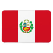 Peru Flag Magneet (Horizontaal)