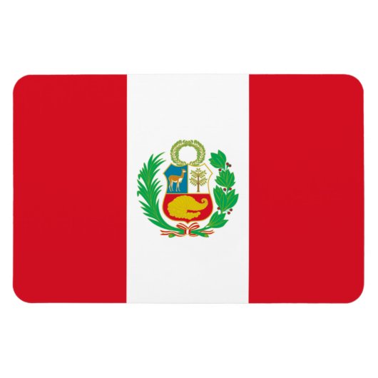 Peru Flag Magneet (Horizontaal)