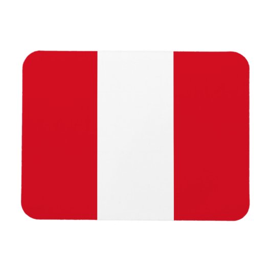 Peru Flag Magneet (Horizontaal)
