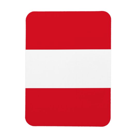 Peru Flag Magneet (Verticaal)