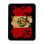 Peru Flag Magneet (Verticaal)