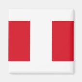 Peru Flag Magneet (Voorkant)