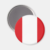 Peru Flag Magnet (Voorkant / Achterkant)
