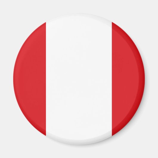 Peru Flag Magnet (Voorkant)