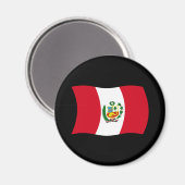 Peru Flag Magnet (Voorkant / Achterkant)
