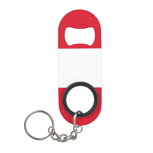 Peru Flag Mini Flessenopener (Voorkant)