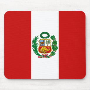Peru Flag Mousepad Muismat
