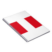 Peru Flag Notitieboek (Rechterzijde)