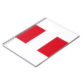 Peru Flag Notitieboek (Linkerzijde)