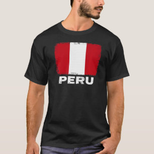 Peru Flag ondersteunt Peruaanse volk Vrouwen Manne T-shirt