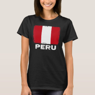 Peru Flag ondersteunt Peruaanse volk Vrouwen Manne T-shirt