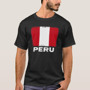 Peru Flag ondersteunt Peruaanse volk Vrouwen Manne T-shirt