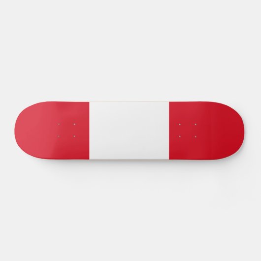Peru Flag Persoonlijk Skateboard (Horizontaal)