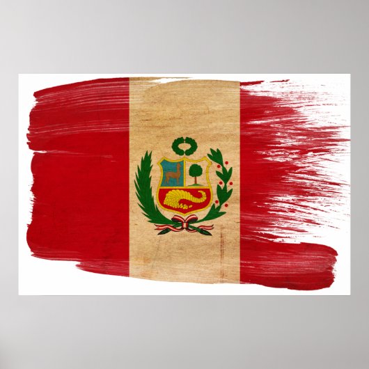 Peru Flag Posters (Voorkant)