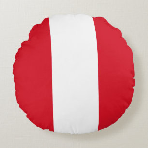 Peru Flag Rond Kussen