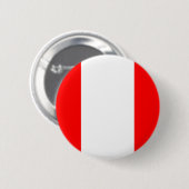 Peru Flag Ronde Button 5,7 Cm (Voorkant /achterkant)