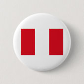 Peru Flag Ronde Button 5,7 Cm (Voorkant)