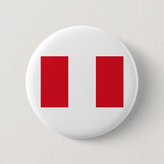 Peru Flag Ronde Button 5,7 Cm (Voorkant)