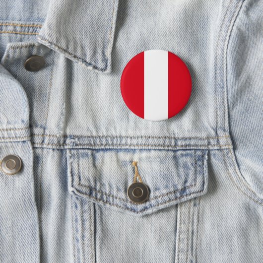 Peru Flag Ronde Button 5,7 Cm (In situ)