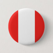 Peru Flag Ronde Button 5,7 Cm (Voorkant)